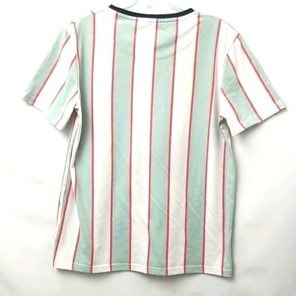 Carbon Shirt Women's Medium Performance Short Sleeve Stripped Work Out - Picture 5 of 7